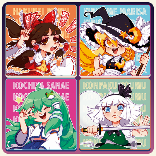 [PRE-ORDER] Lovely Youkai Exterminators Keychains