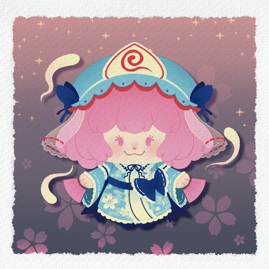 Tiny Gooboo Yuyuko Standee